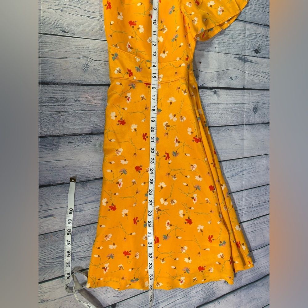 Madewell Silk Belladonna Painted Carnations Floral Party Cottagecore Dress 6 - Picture 12 of 12